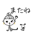 みんなの姉御！大人可愛い挨拶スタンプ（個別スタンプ：35）