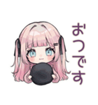 姫カットの地雷ちゃん♡毎日使える（個別スタンプ：36）