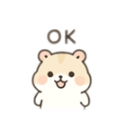 ふわもこ♡ベージュハムの毎日スタンプpet（個別スタンプ：10）
