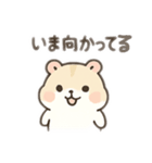 ふわもこ♡ベージュハムの毎日スタンプpet（個別スタンプ：13）