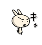 ひとことだけで伝えるうさぎ4（個別スタンプ：3）