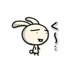ひとことだけで伝えるうさぎ4（個別スタンプ：10）