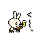 ひとことだけで伝えるうさぎ4（個別スタンプ：12）
