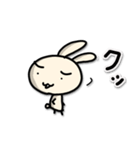 ひとことだけで伝えるうさぎ4（個別スタンプ：14）