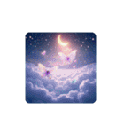 蝶々と月と雲海と.Butterfly ＆ Moon（個別スタンプ：2）