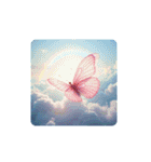 蝶々と月と雲海と.Butterfly ＆ Moon（個別スタンプ：8）