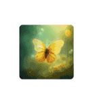 蝶々と月と雲海と.Butterfly ＆ Moon（個別スタンプ：9）