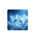 蝶々と月と雲海と.Butterfly ＆ Moon（個別スタンプ：17）