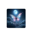 蝶々と月と雲海と.Butterfly ＆ Moon（個別スタンプ：26）