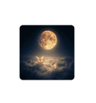 蝶々と月と雲海と.Butterfly ＆ Moon（個別スタンプ：32）