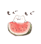 ハムねこの夏休み（個別スタンプ：13）