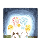 ハムねこの夏休み（個別スタンプ：15）