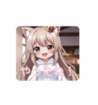 精霊みなみちゃん初のアニメーション（個別スタンプ：1）