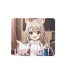 精霊みなみちゃん初のアニメーション（個別スタンプ：6）