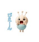 もちぷち星人のLINEアニメーションスタンプ（個別スタンプ：2）