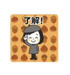 秋の日常のご挨拶☆ゆるかわスタンプ（個別スタンプ：38）