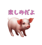 マイクロブタ達の日常1（個別スタンプ：5）