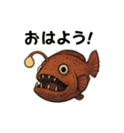 【毎日使える】深海魚スタンプ（個別スタンプ：6）