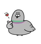 ハートフルなハトポッポ（個別スタンプ：17）