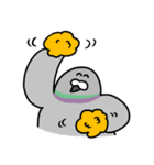 ハートフルなハトポッポ（個別スタンプ：34）