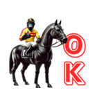 ゴリラ×競馬！3Dリアル（個別スタンプ：4）