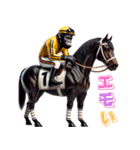 ゴリラ×競馬！3Dリアル（個別スタンプ：34）