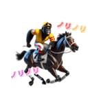 ゴリラ×競馬！3Dリアル（個別スタンプ：40）