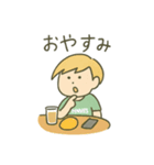 金髪少年の毎日使える日常会話スタンプ（個別スタンプ：3）