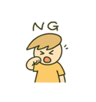 金髪少年の毎日使える日常会話スタンプ（個別スタンプ：6）