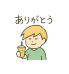 金髪少年の毎日使える日常会話スタンプ（個別スタンプ：9）