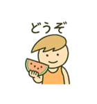 金髪少年の毎日使える日常会話スタンプ（個別スタンプ：27）