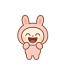 うさぎ着ぐるみ♪日常【感情たっぷり40個】（個別スタンプ：16）