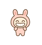 うさぎ着ぐるみ♪日常【感情たっぷり40個】（個別スタンプ：17）