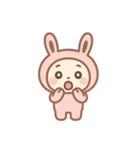 うさぎ着ぐるみ♪日常【感情たっぷり40個】（個別スタンプ：19）