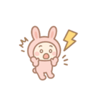 うさぎ着ぐるみ♪日常【感情たっぷり40個】（個別スタンプ：21）