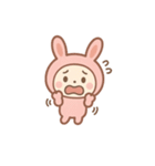 うさぎ着ぐるみ♪日常【感情たっぷり40個】（個別スタンプ：22）