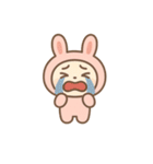 うさぎ着ぐるみ♪日常【感情たっぷり40個】（個別スタンプ：25）