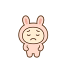 うさぎ着ぐるみ♪日常【感情たっぷり40個】（個別スタンプ：27）
