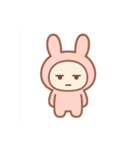 うさぎ着ぐるみ♪日常【感情たっぷり40個】（個別スタンプ：33）