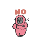 ぴんくごりら（with Gorilla）ver.2（個別スタンプ：8）