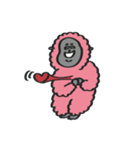 ぴんくごりら（with Gorilla）ver.2（個別スタンプ：34）