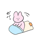 うさぎと送る生活 11 (働く)（個別スタンプ：1）