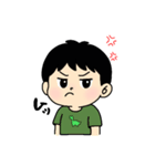 困り眉の男の子のスタンプ（個別スタンプ：7）
