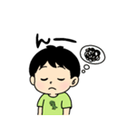 困り眉の男の子のスタンプ（個別スタンプ：10）
