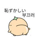 みかん (日本語/韓国語)（個別スタンプ：10）