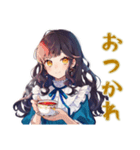 雪白姫の毎日挨拶♡童話の美麗姫（個別スタンプ：7）