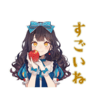 雪白姫の毎日挨拶♡童話の美麗姫（個別スタンプ：9）