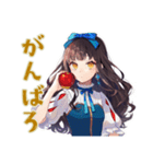 雪白姫の毎日挨拶♡童話の美麗姫（個別スタンプ：12）