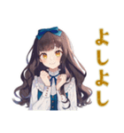 雪白姫の毎日挨拶♡童話の美麗姫（個別スタンプ：30）