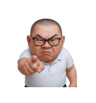 スキンヘッドのメガネ兄さん (NT)（個別スタンプ：14）